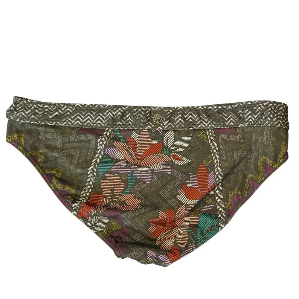 2/$30 Prana Ramba Bikini Swim Bottom Dragonfly Tiki Size XL